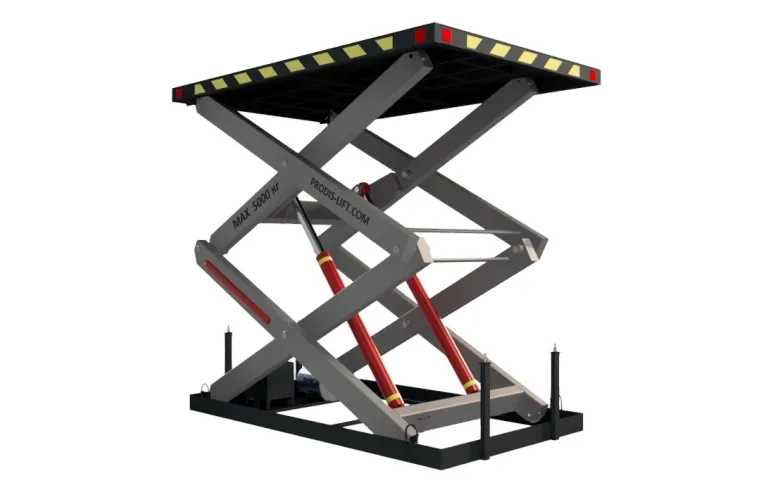 Двухножничные грузовые подъемники фото 1