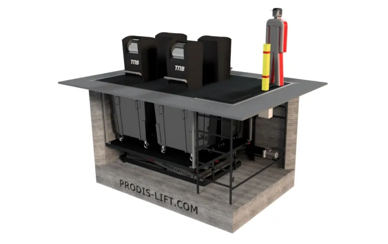 Подземный сбор мусора на четыре контейнера фото 1