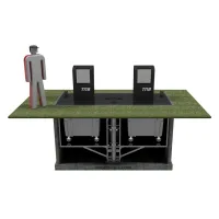 Подземная стоечная система сбора ТБО в готовом приямке фото 2