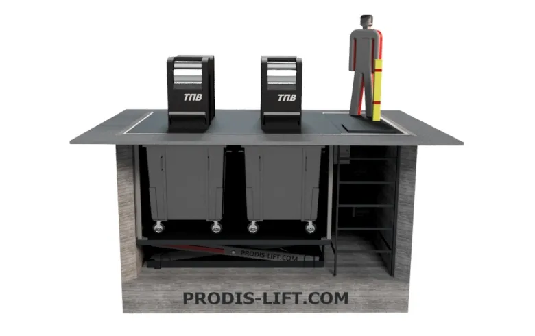 Подземный сбор мусора на четыре контейнера фото 2