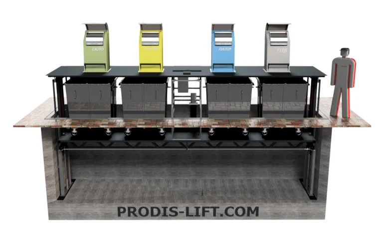 Подземная система сбора ТБО на четыре контейнера фото 3