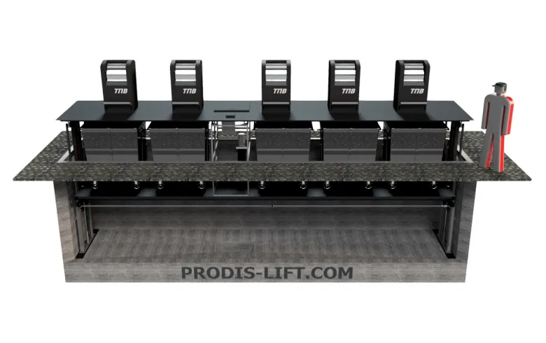 Система подземного сбора мусора на пять баков фото 3