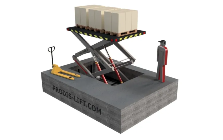 Двухножничные грузовые подъемники фото 3