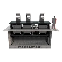 Заглубленная система сбора мусора на три бака фото 3