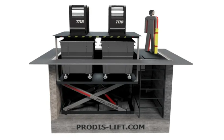 Подземный сбор мусора на четыре контейнера фото 3