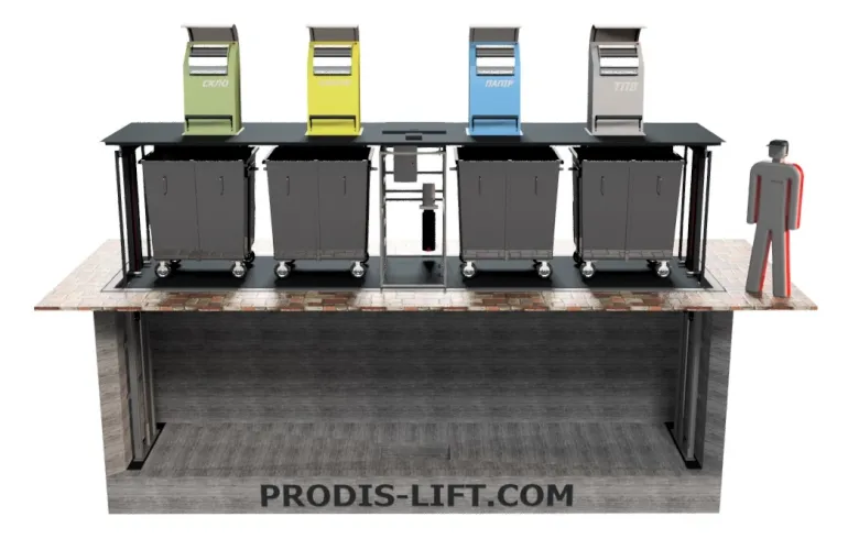 Подземная система сбора ТБО на четыре контейнера фото 4