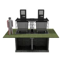 Подземная стоечная система сбора ТБО в готовом приямке фото 4