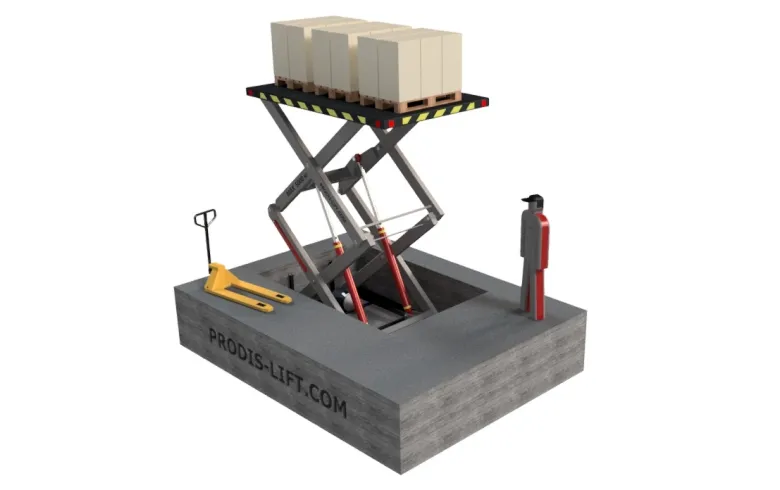 Двухножничные грузовые подъемники фото 4