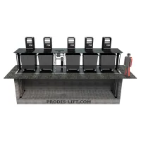 Система подземного сбора мусора на пять баков фото 4