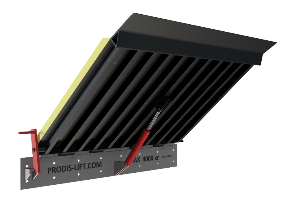 Folding loading bridges